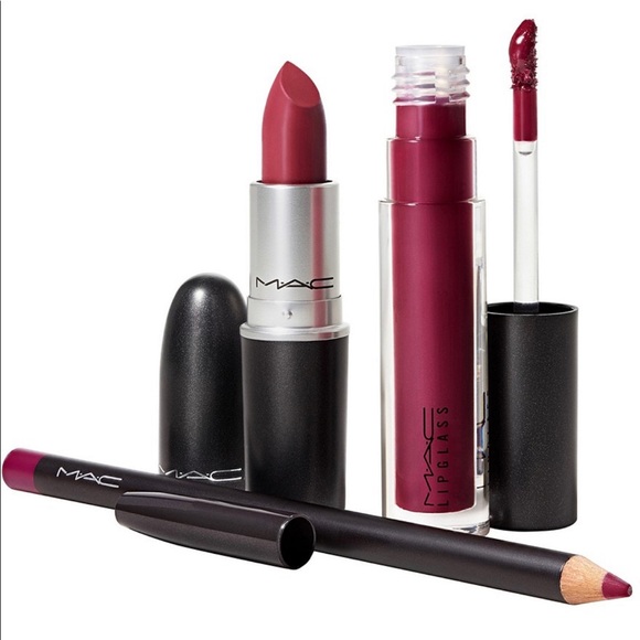 MAC Frosted Collection Firewerk It Lip Kits - Picture 2 of 4